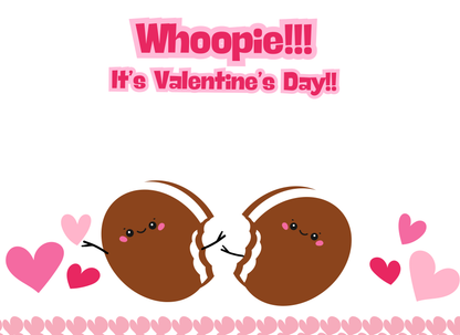 Medium Sized Valentine's Whoopie Pies