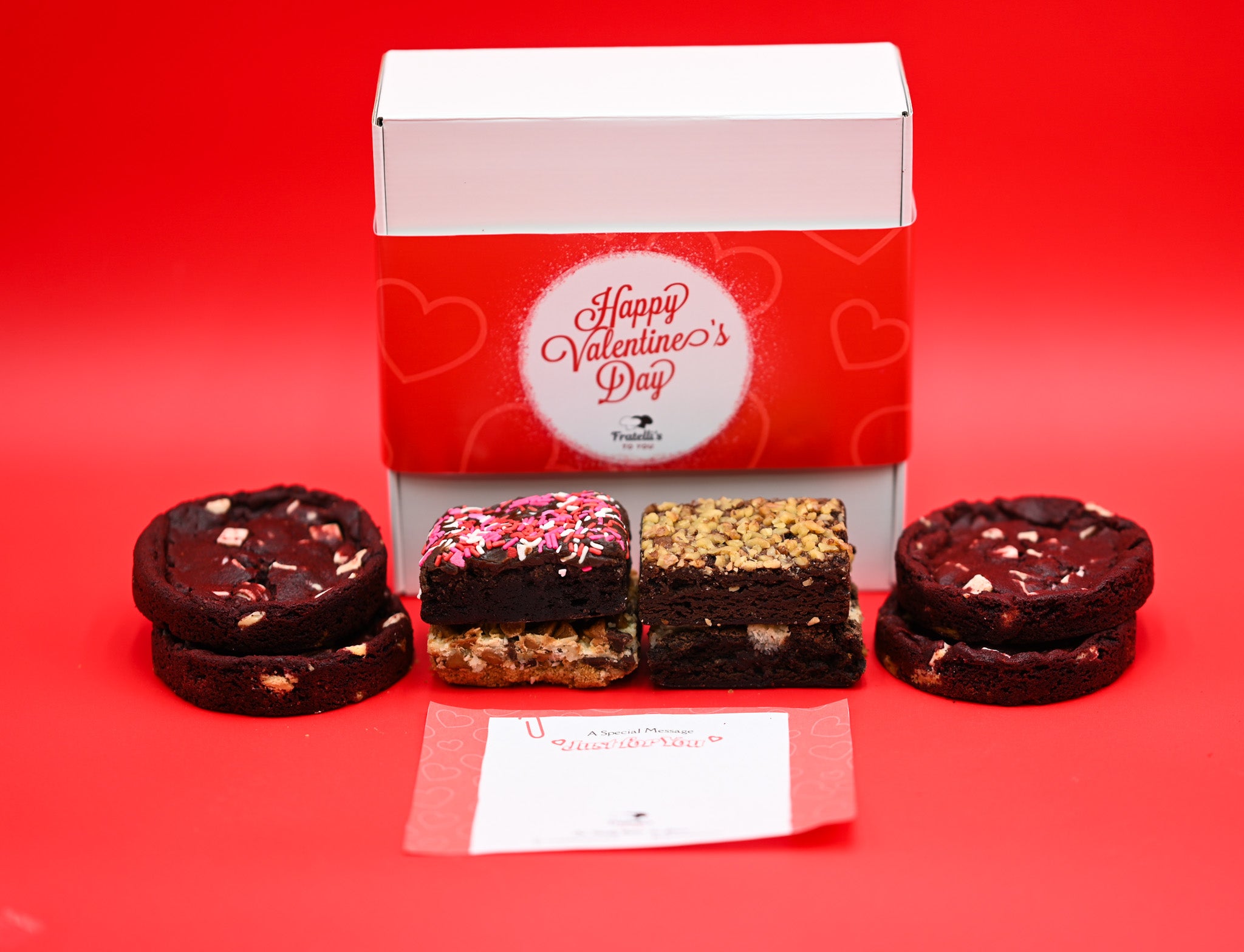 Valentine's Brownies and Cookies Variety Box (8-Pack)