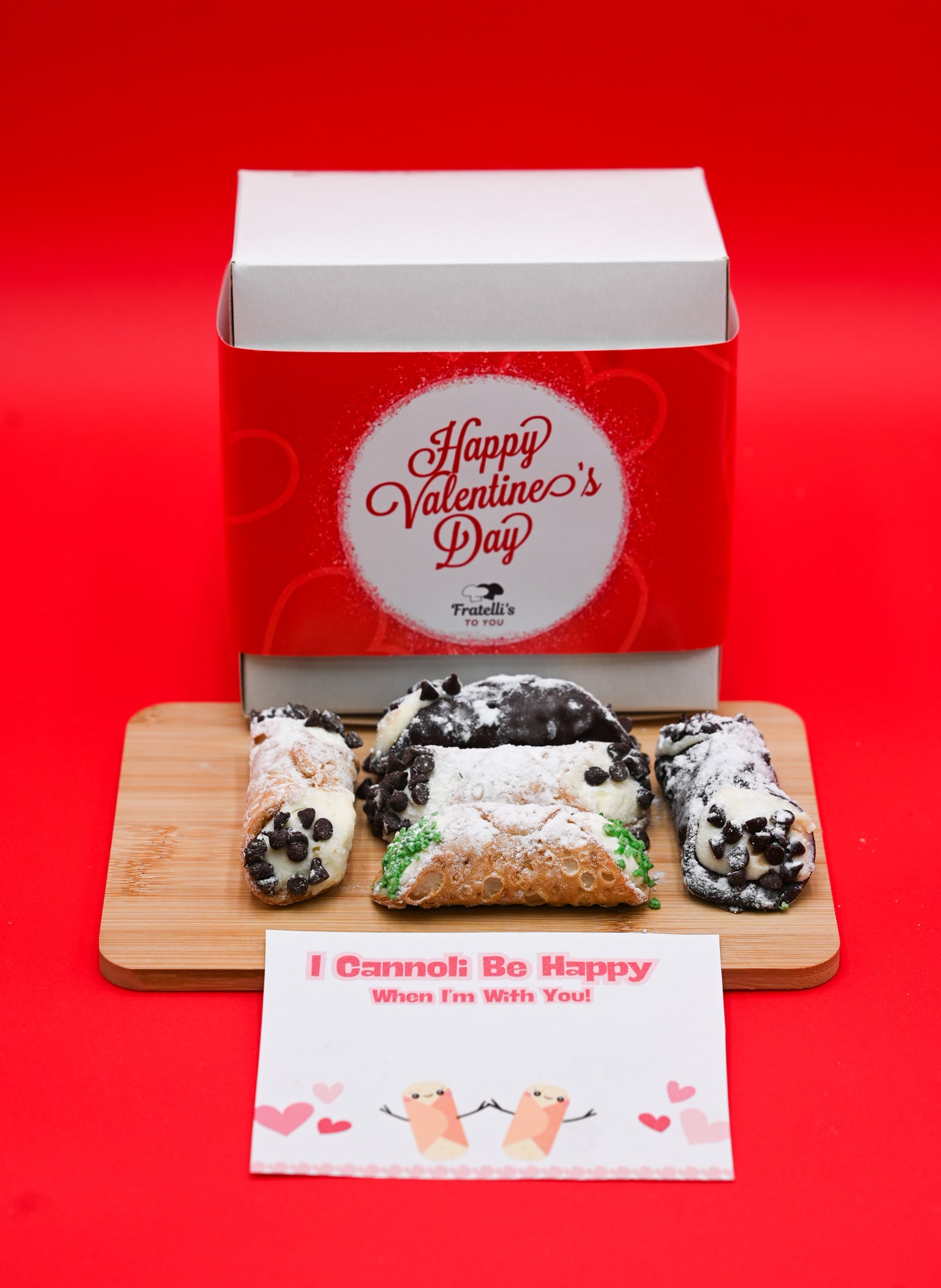 Valentine's DIY Cannoli Kit (Dozen)