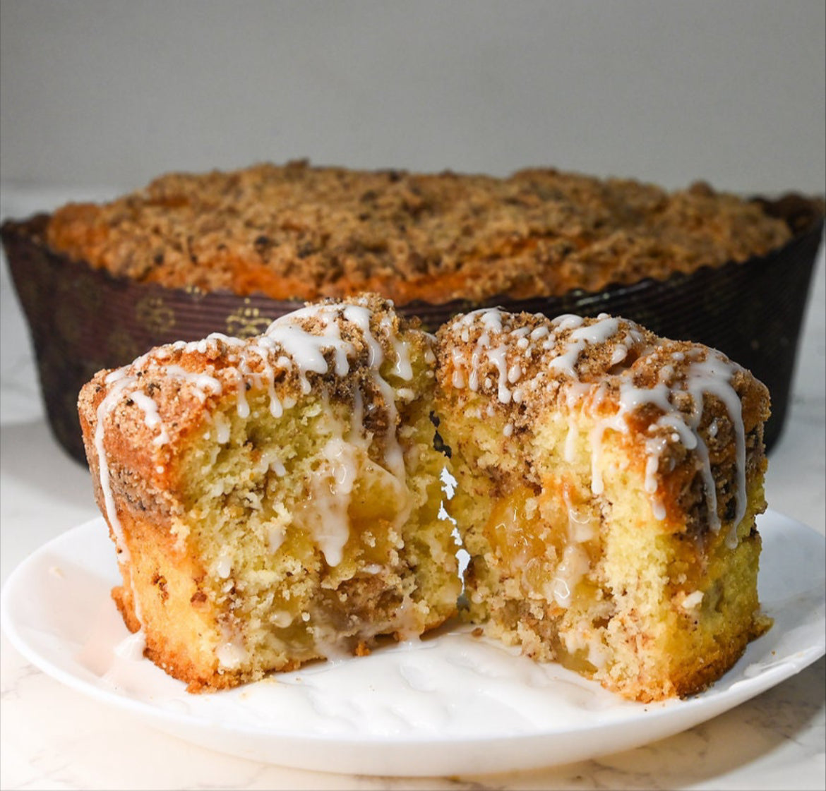 Cinnamon Apple Layered Coffee Cake (Over 2.5lbs!)