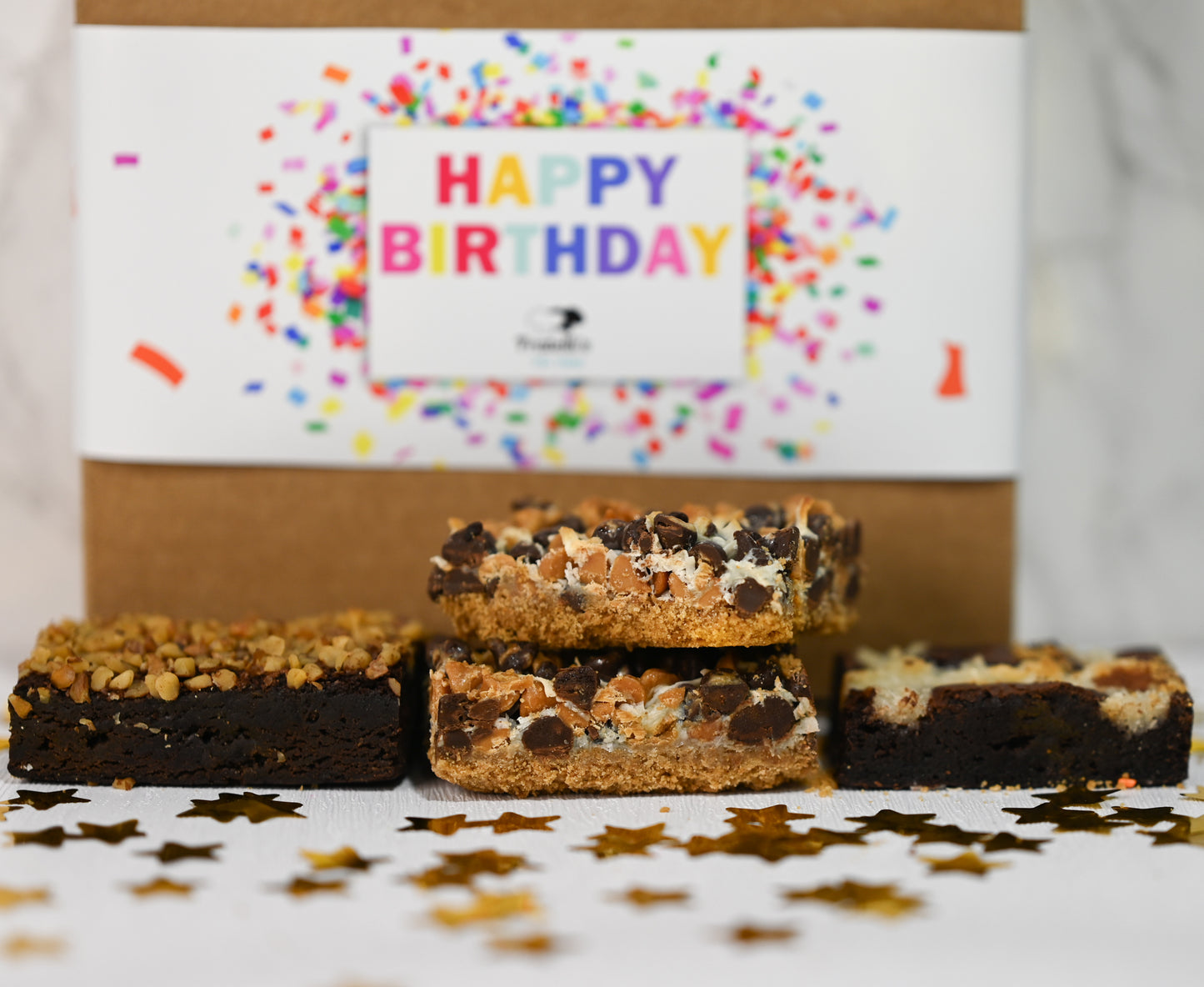 Birthday Brownie Box Assortment (Dozen Large)