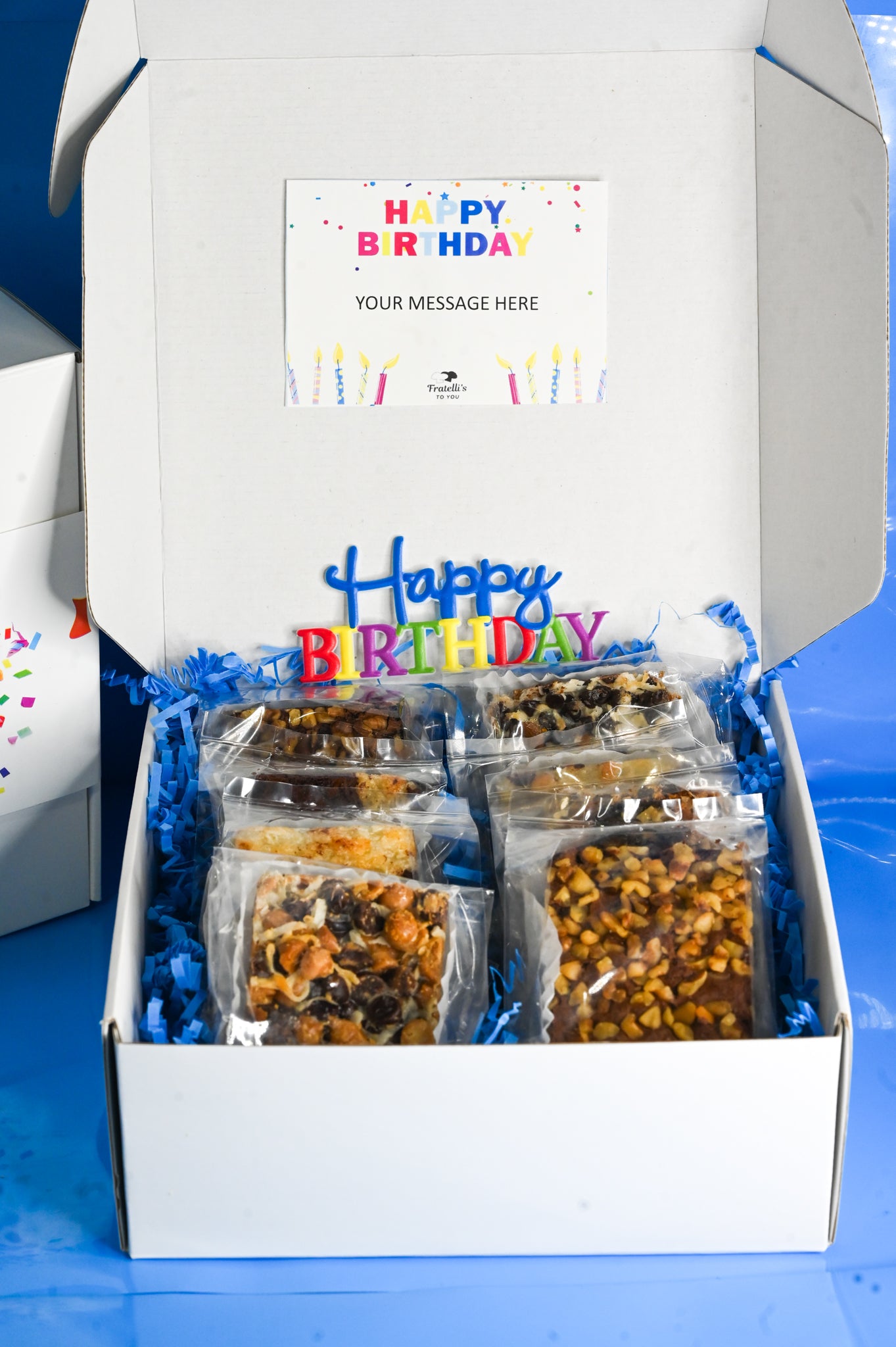 Birthday Brownie Box Assortment (Dozen Large)