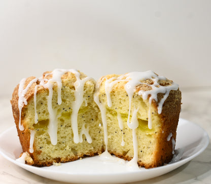 Lemon Poppyseed Layered Coffee Cake (Over 2.5lbs!)